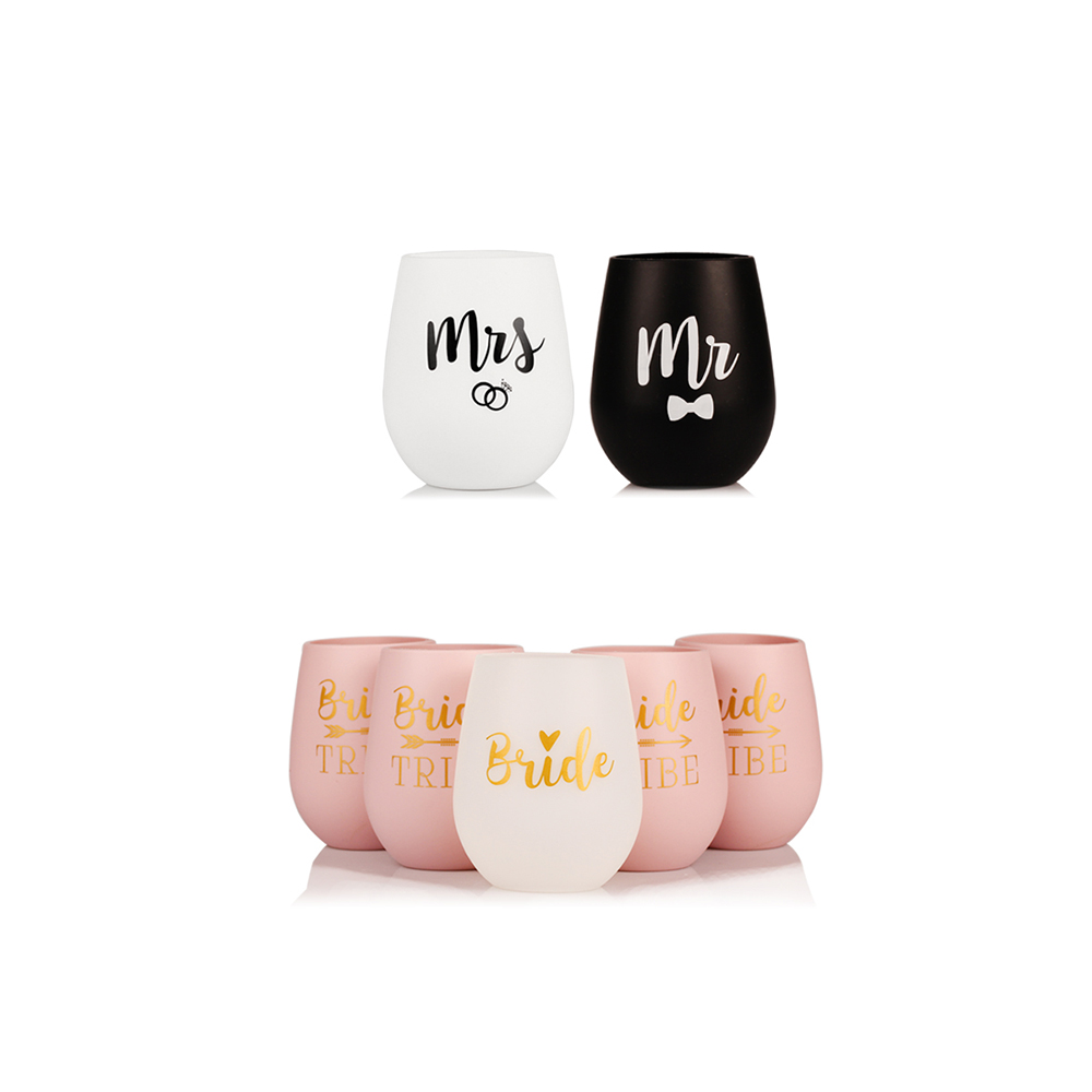 Bride & Bride Tribe Silicone Wine Cup for Wedding Featured Image