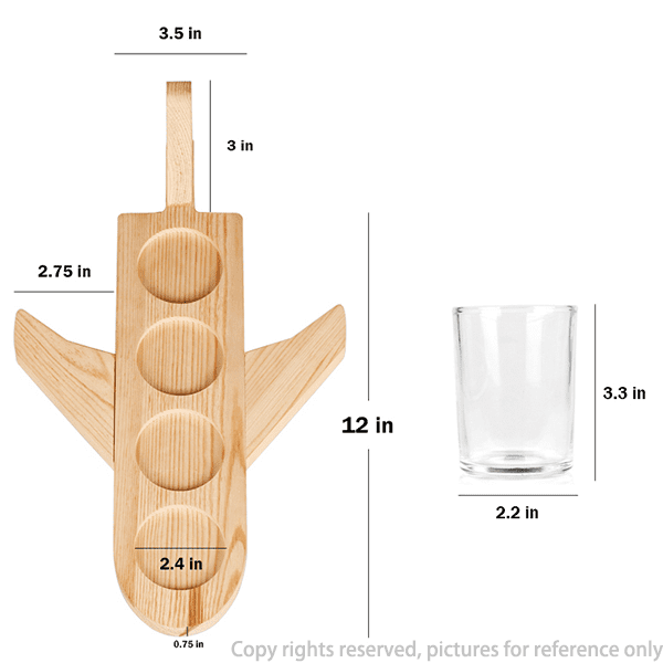 Special Pattern Ppgi Stainless Steel Reusable Ice Cube -
 Wood Flight Beer Holder Tray – WELL
