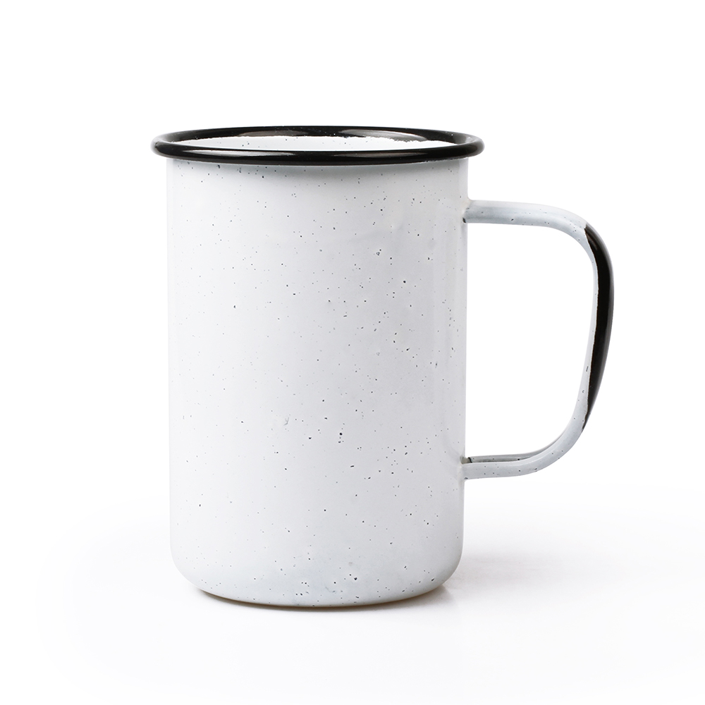 Wholesale 15 OZ Camp Enamel Mugs with Handle for Outdoor Featured Image