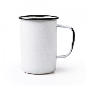 Hight Quality 15 OZ Camp Enamel Mugs with Handle for Outdoor
