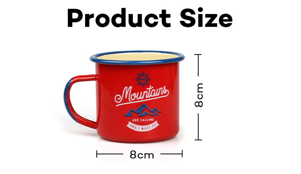 Buy Wholesale China Enamel Manufacturer Printed Bulk Custom Enamel Camping  Coffee Mug Enamel Cups & Enamel Mug at USD 0.99