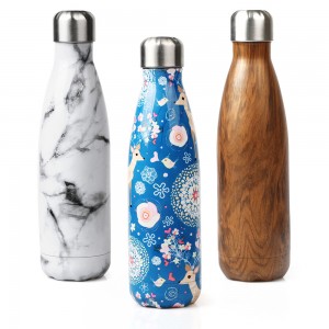 wholesale 17oz stainless steel water bottle coke shape bottle