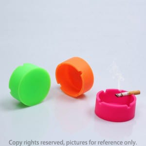 Bright Tinplate Silicone Rubber Drink Coasters -
 Silicone Ashtray – WELL