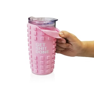 Veleprodaja plastične čaše od 20 oz s dvostrukim zidom s poklopcem