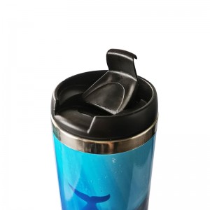 Wholesale 304 Stainless Steel Double Wall Full Color Tumbler with Leak Proof Lid