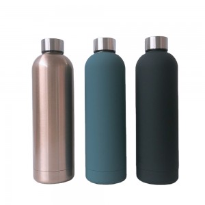 CE Approved Double Steel Promotional 500ml Vacuum Flask And Stainless Steel Water Bottle
