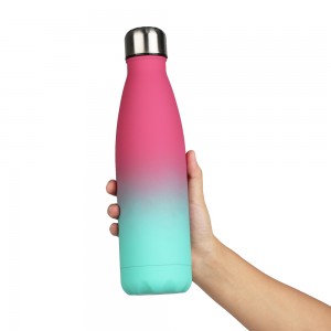 Ampolles d'aigua de 500 ml amb logotip personalitzat Ampolla d'aigua d'acer inoxidable ecològic esportiu