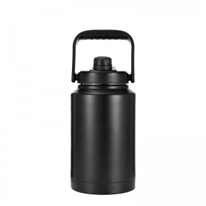 64oz & 128oz (1 Gallon) Custom Logo Double Wall Stainless Steel Vacuum Thermos Beer Growler With Handle