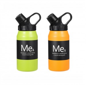 2022 Bicycle Eco Friendly Glass Flip Top 600/800ml Customizable Water Bottle