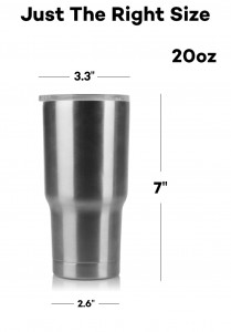 Popularno prodana čaša od nehrđajućeg čelika s vakuumskom izolacijom od 30 oz