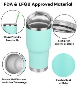 Hot Selling 30oz Stainless Steel Vacuum Insulated Tumbler
