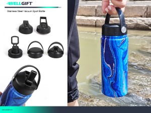 Outdoor large capacity stainless steel water bottle
