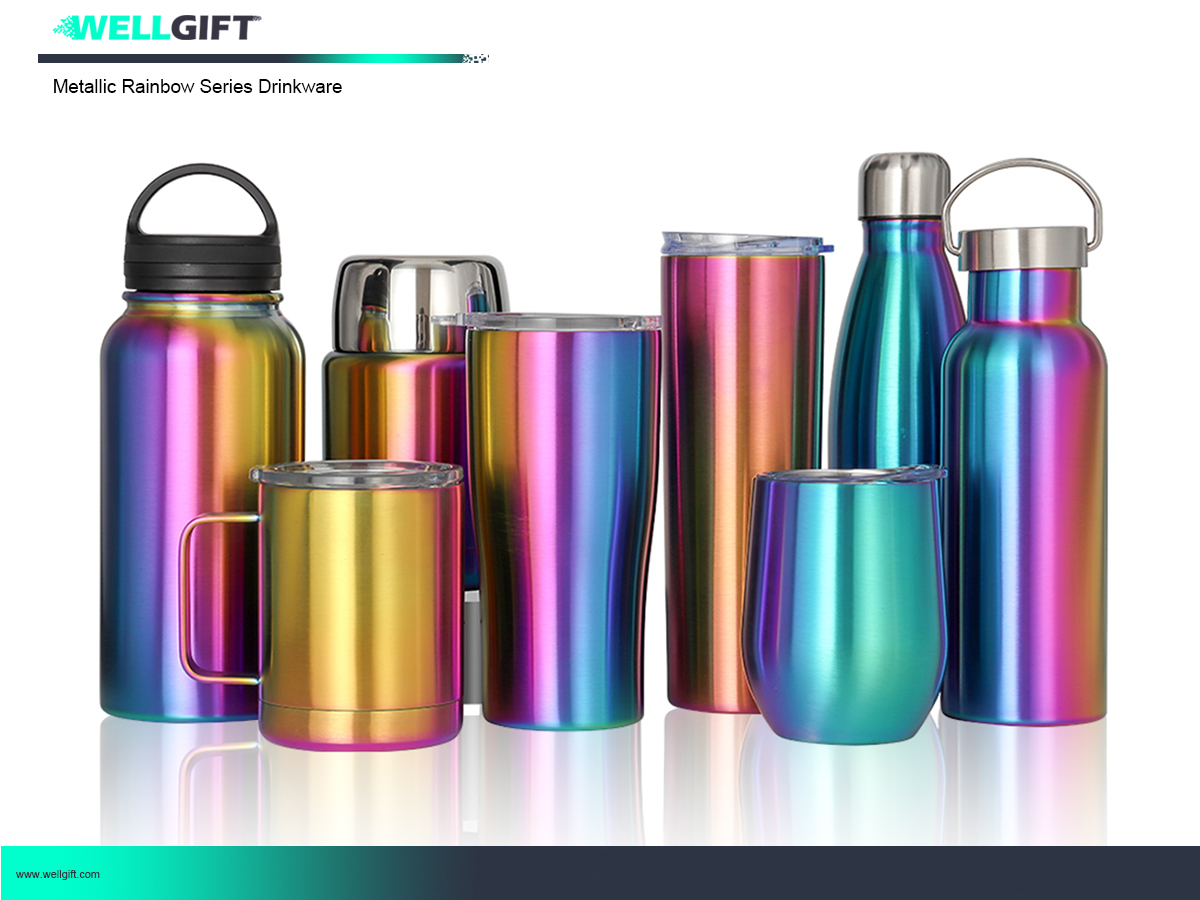 Electroplated stainless steel tumbler water bottle series Featured Image