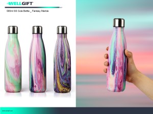 500ml colored stainless steel water bottle