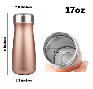 Bejgħ bl-ingrossa 17oz Stainless Steel Vacuumn Insulated Sport Water Bottle